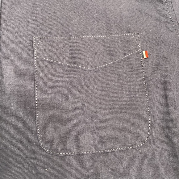 Navy Blue Cotton On Mens Collared Shirt Long Sleeves Slim Fit Size XL - Picture 2 of 9